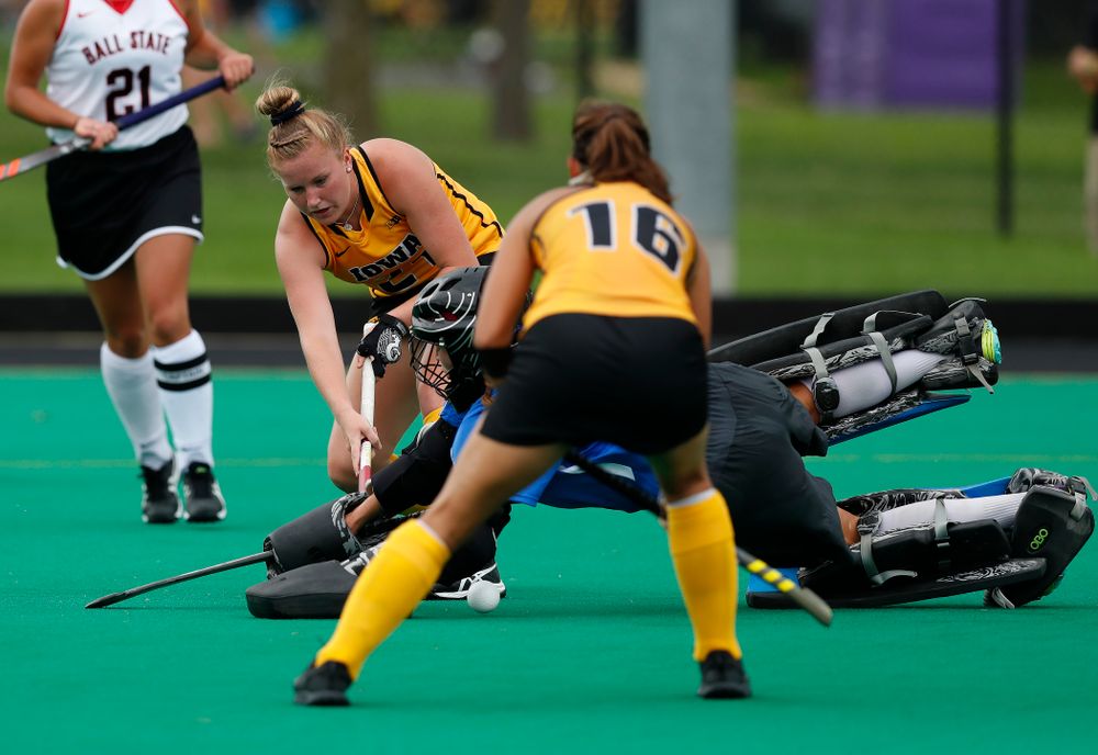 Iowa Hawkeyes Makenna Maguire (21) against Ball State Sunday, September 2, 2018 at Grant Field. (Brian Ray/hawkeyesports.com)