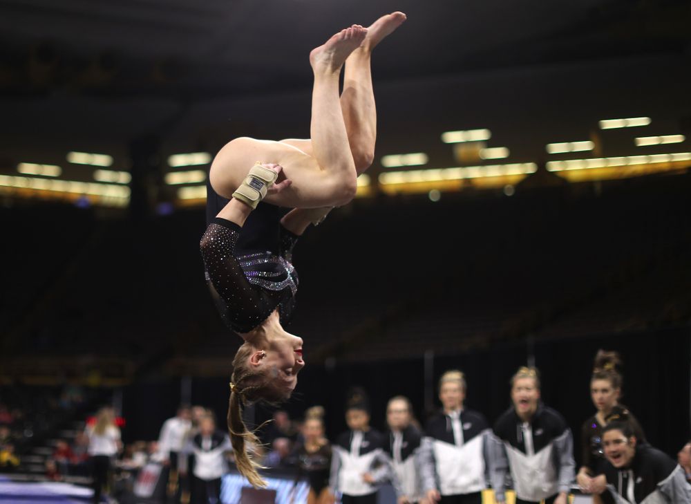 The Iowa Hawkeyes against the Iowa State Cyclones Friday, March 1, 2019 at Carver-Hawkeye Arena. (Brian Ray/hawkeyesports.com)
