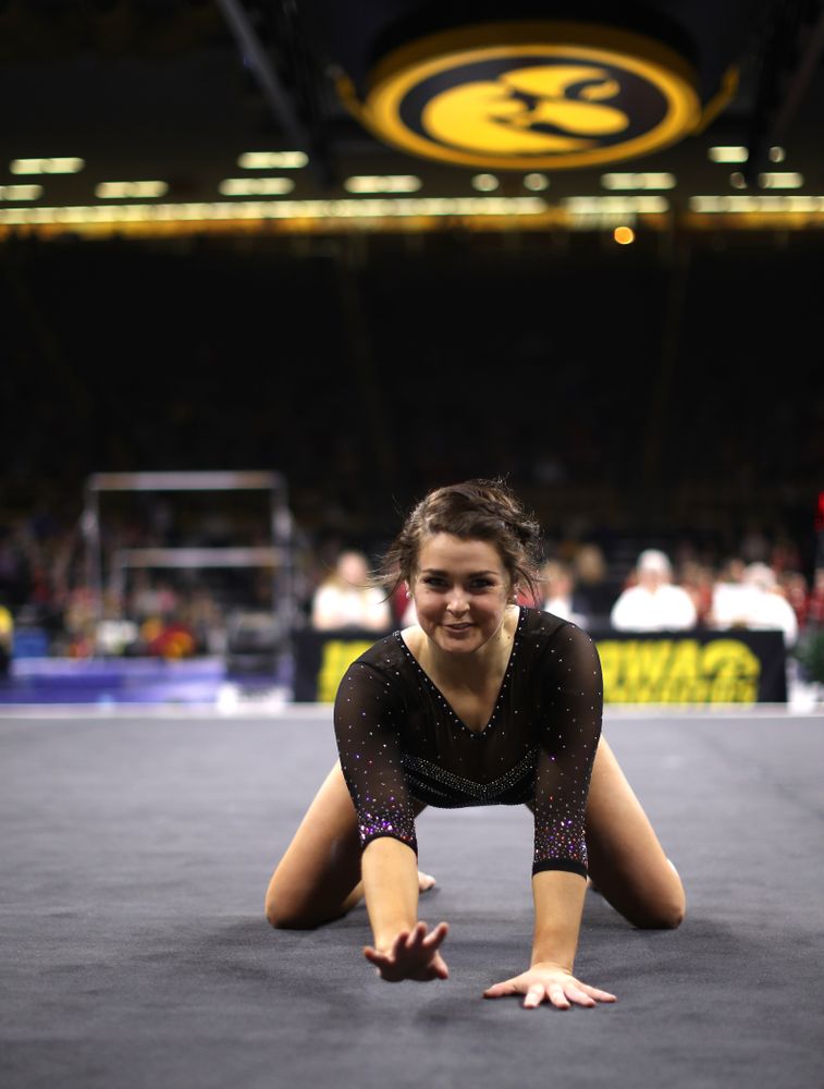 The Iowa Hawkeyes against the Iowa State Cyclones Friday, March 1, 2019 at Carver-Hawkeye Arena. (Brian Ray/hawkeyesports.com)