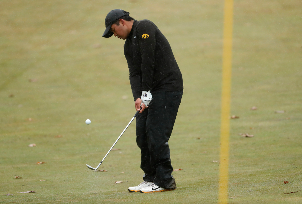 Iowa's Ryoto Furuya during day two of the 2018 Hawkeye Invitational Friday, April 13, 2018 at Finkbine Golf Course. (Brian Ray/hawkeyesports.com)
