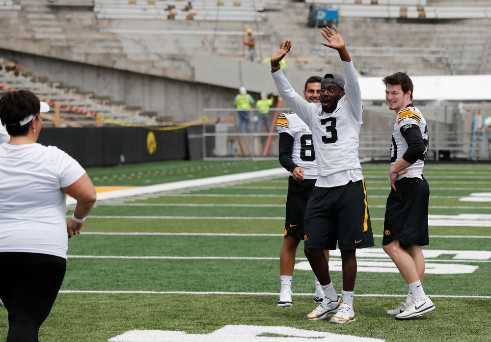 The 2018 Iowa Ladies Football Academy Saturday, June 9, 2018 at Kinnick Stadium. (Brian Ray/hawkeyesports.com)