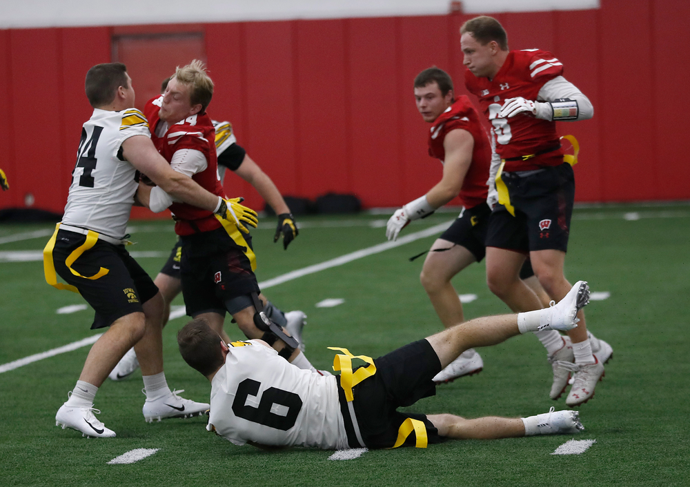 The Hawkeye football managers capture the rusty toolbox for the first time since 2008 with a 20-19 double The Hawkeye Football Managers captured the rusty toolbox for the first time since 2008 with a 20-19 double overtime win against the Wisconsin football managers on Nov. 8 in Madison, Wisconsin.