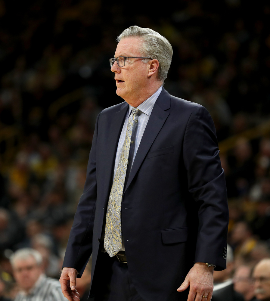 Iowa Hawkeyes head coach Fran McCaffery against the Purdue Boilermakers Tuesday, March 3, 2020 at Carver-Hawkeye Arena. (Brian Ray/hawkeyesports.com)