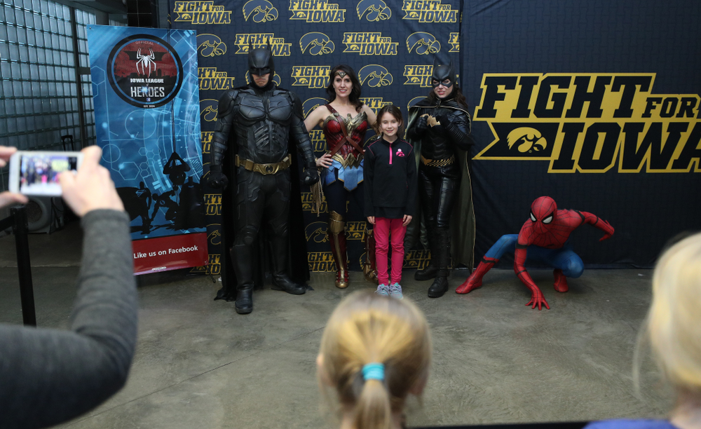 Princess and Heroes night against Illinois Saturday, February 16, 2019 at Carver-Hawkeye Arena. (Brian Ray/hawkeyesports.com)