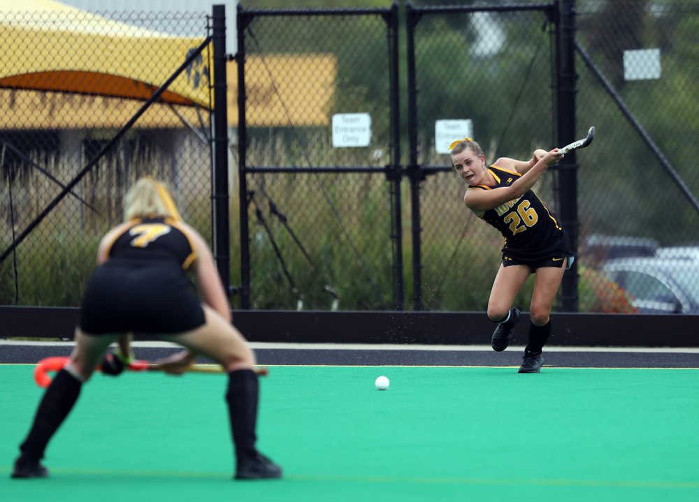 Iowa Hawkeyes forward Maddy Murphy (26) during a 2-1 victory against the Ohio State Buckeyes Friday, September 27, 2019 at Grant Field. (Brian Ray/hawkeyesports.com)