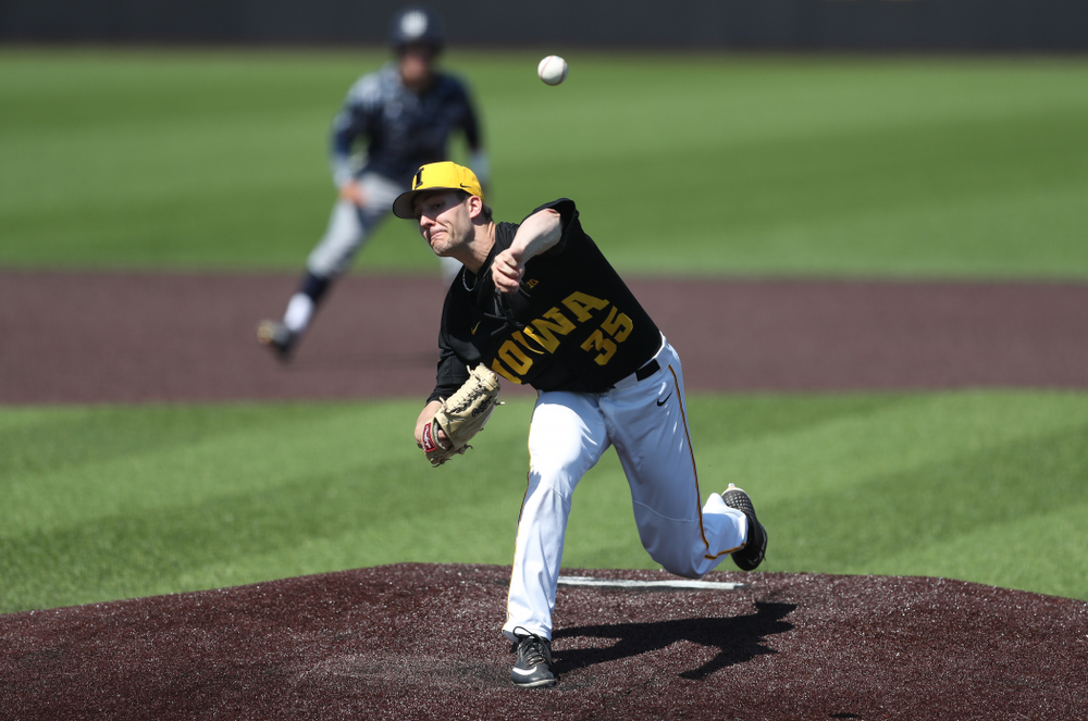 during game two against UC Irvine Saturday, May 4, 2019 at Duane Banks Field. (Brian Ray/hawkeyesports.com)