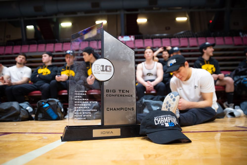 The Iowa Hawekeys against Minnesota and Penn State at the Maturi Pavilion Saturday, March 23, 2019 in Minneapolis, Minn. (C. Morgan Engel/Freelance)