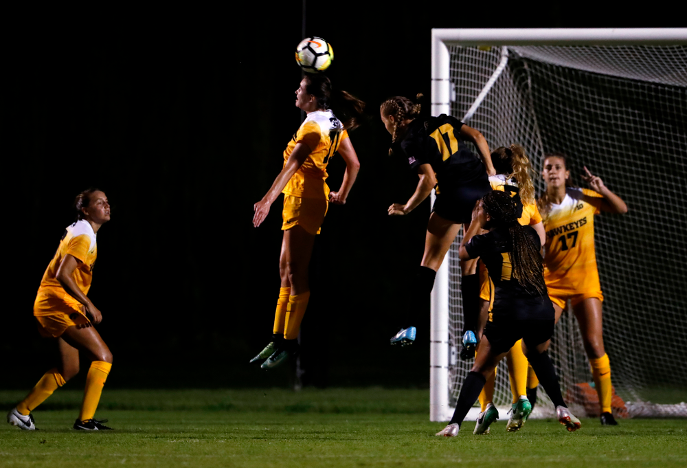 Iowa Hawkeyes Sydney Blitchok (11) against the Missouri Tigers Friday, August 17, 2018 at the Iowa Soccer Complex. (Brian Ray/hawkeyesports.com)