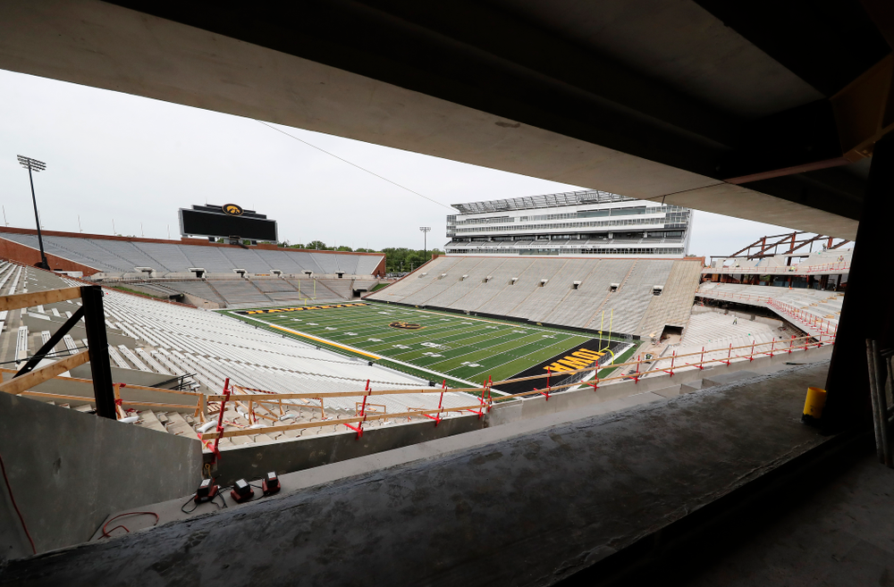 The view from the northeast corner of the club level Wednesday, June 6, 2018 at Kinnick Stadium. (Brian Ray/hawkeyesports.com)