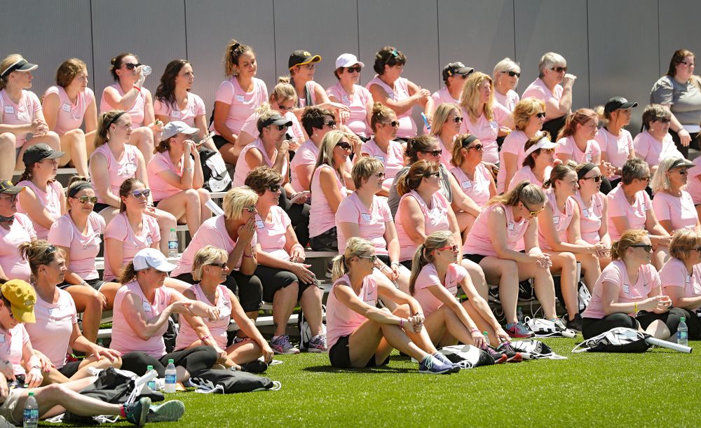 The Ladies Football Academy at the Hansen Football Performance Center in Iowa City on Saturday, Jun 8, 2019. (Stephen Mally/hawkeyesports.com)
