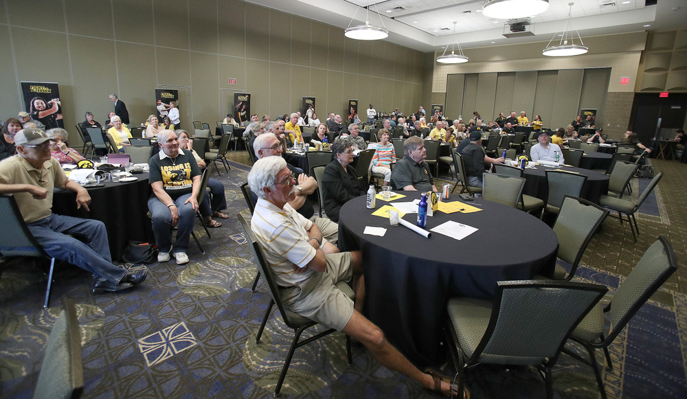 Hawkeye Fan Event at the Quad-Cities Waterfront Convention Center in Bettendorf, Iowa, on May 15, 2019.