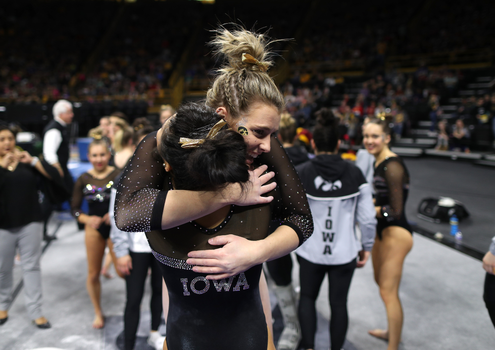 The Iowa Hawkeyes against the Iowa State Cyclones Friday, March 1, 2019 at Carver-Hawkeye Arena. (Brian Ray/hawkeyesports.com)