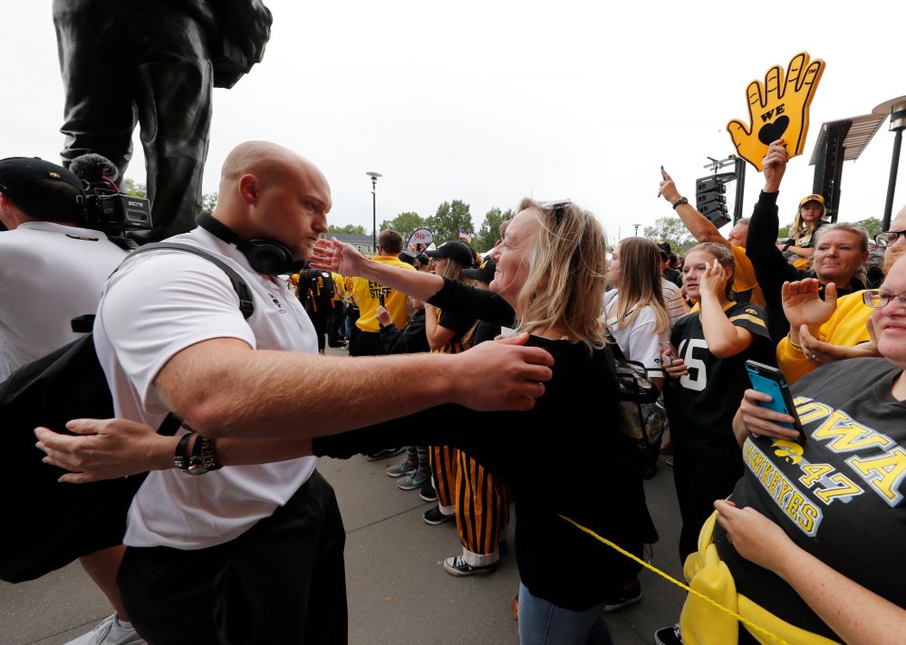 Iowa Hawkeyes fullback Brady Ross (36) against the Iowa State Cyclones Saturday, September 8, 2018 at Kinnick Stadium. (Brian Ray/hawkeyesports.com)