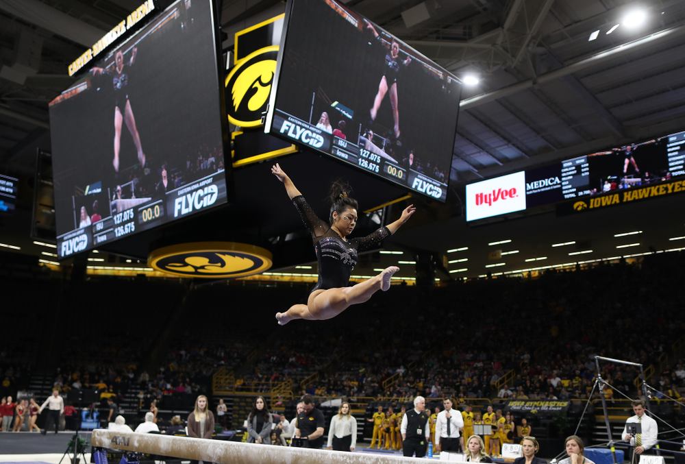 The Iowa Hawkeyes against the Iowa State Cyclones Friday, March 1, 2019 at Carver-Hawkeye Arena. (Brian Ray/hawkeyesports.com)