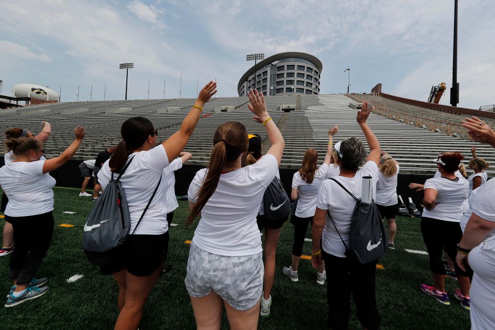 The 2018 Iowa Ladies Football Academy Saturday, June 9, 2018 at Kinnick Stadium. (Brian Ray/hawkeyesports.com)