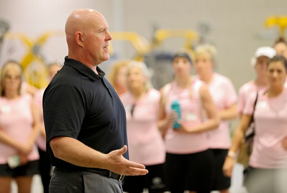 The Ladies Football Academy at the Hansen Football Performance Center in Iowa City on Saturday, Jun 8, 2019. (Stephen Mally/hawkeyesports.com)