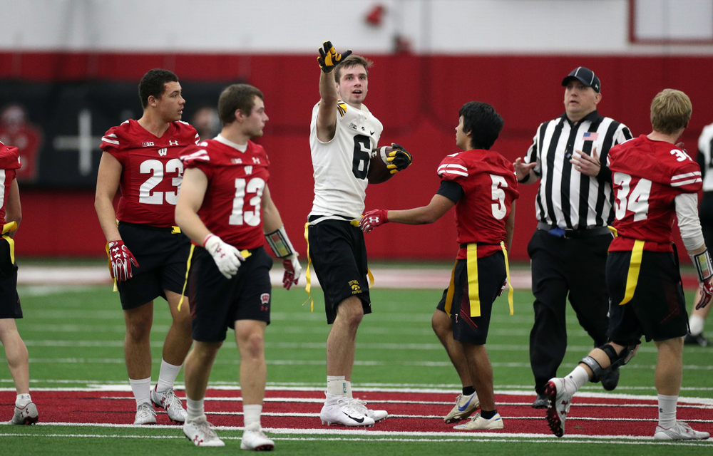 The Hawkeye football managers capture the rusty toolbox for the first time since 2008 with a 20-19 double The Hawkeye Football Managers captured the rusty toolbox for the first time since 2008 with a 20-19 double overtime win against the Wisconsin football managers on Nov. 8 in Madison, Wisconsin.