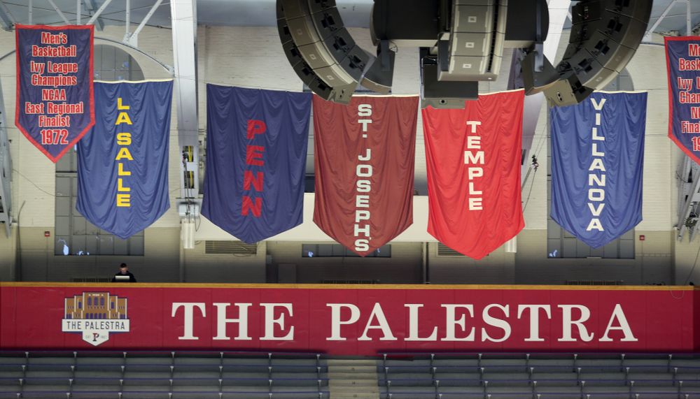 The Iowa Hawkeyes practice at the Palestra Friday, January 3, 2020 in Philadelphia. (Brian Ray/hawkeyesports.com)