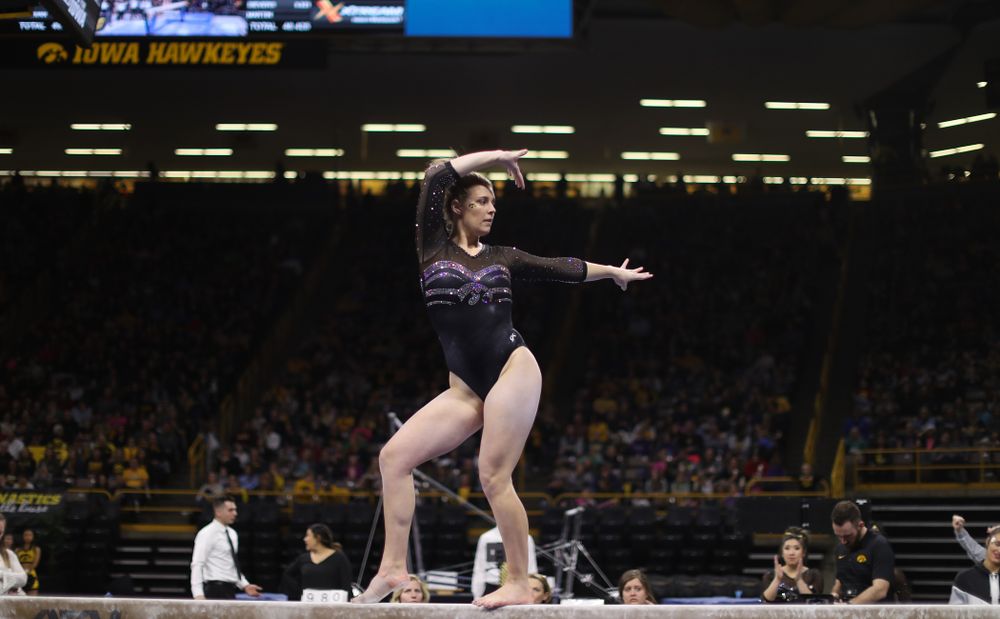 The Iowa Hawkeyes against the Iowa State Cyclones Friday, March 1, 2019 at Carver-Hawkeye Arena. (Brian Ray/hawkeyesports.com)