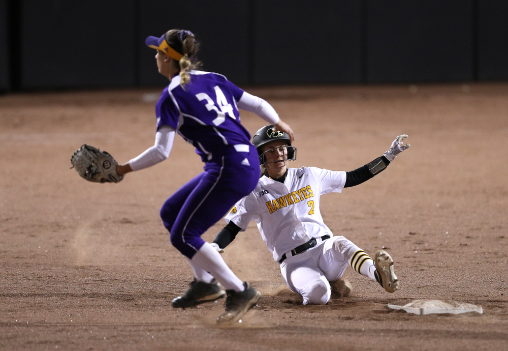 Iowa Hawkeyes Aralee Bogar (2) against Western Illinois Wednesday, March 27, 2019 at Pearl Field. (Brian Ray/hawkeyesports.com)