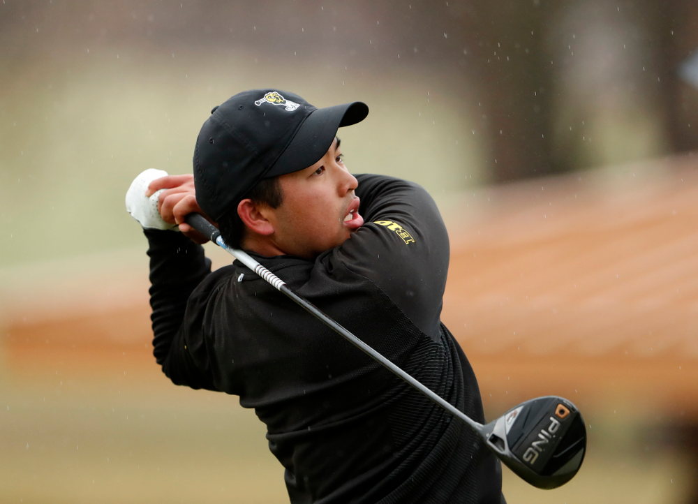 Iowa's Ryoto Furuya during day two of the 2018 Hawkeye Invitational Friday, April 13, 2018 at Finkbine Golf Course. (Brian Ray/hawkeyesports.com)