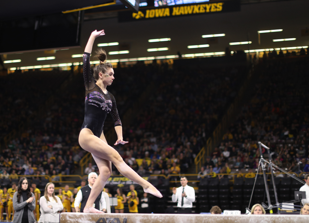 The Iowa Hawkeyes against the Iowa State Cyclones Friday, March 1, 2019 at Carver-Hawkeye Arena. (Brian Ray/hawkeyesports.com)