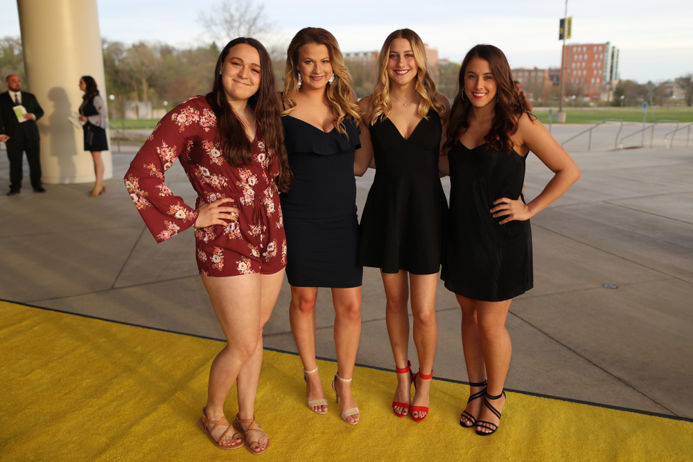 The 2019 Golden Herkys yellow carpet Tuesday, April 23, 2019 at Hancher Auditorium. (Brian Ray/hawkeyesports.com)