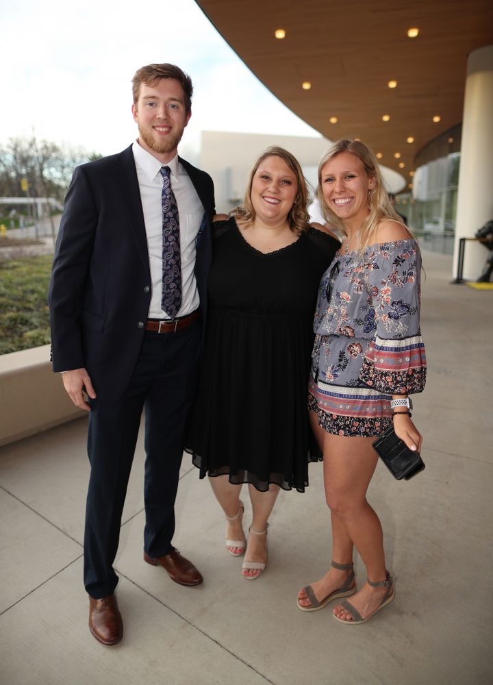 The 2019 Golden Herkys yellow carpet Tuesday, April 23, 2019 at Hancher Auditorium. (Brian Ray/hawkeyesports.com)