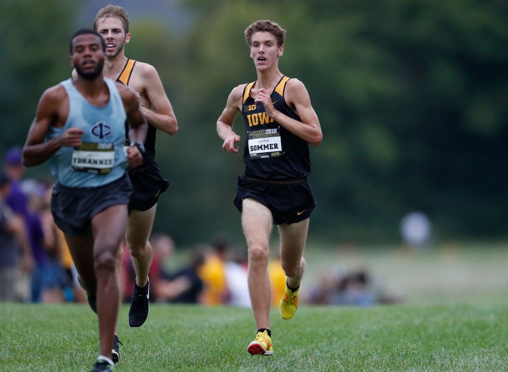 Konnor Sommer during the Hawkeye Invitational Friday, August 31, 2018 at the Ashton Cross Country Course. (Brian Ray/hawkeyesports.com)