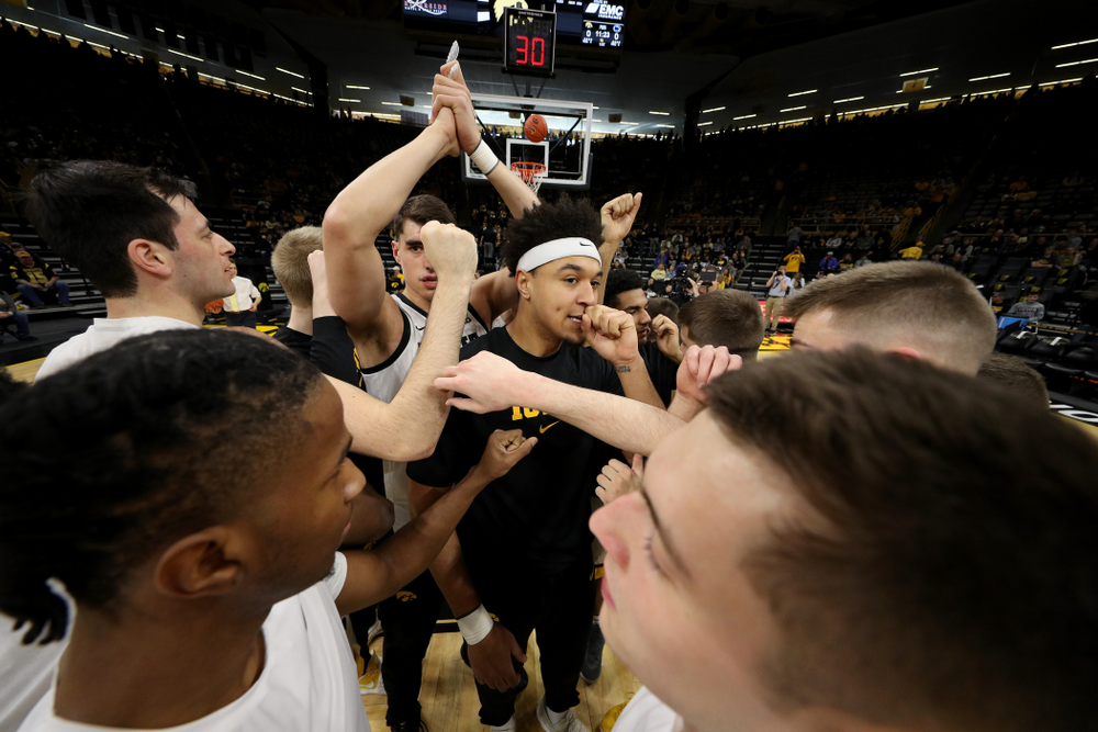 Iowa Hawkeyes forward Cordell Pemsl (35) against Penn State Saturday, February 29, 2020 at Carver-Hawkeye Arena. (Brian Ray/hawkeyesports.com)