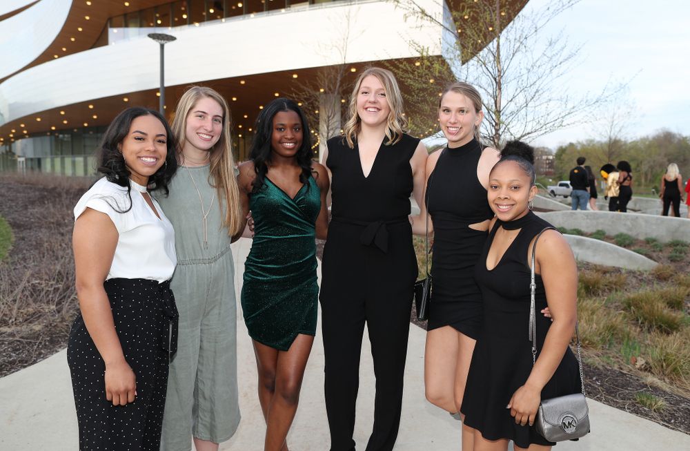 The 2019 Golden Herkys yellow carpet Tuesday, April 23, 2019 at Hancher Auditorium. (Brian Ray/hawkeyesports.com)