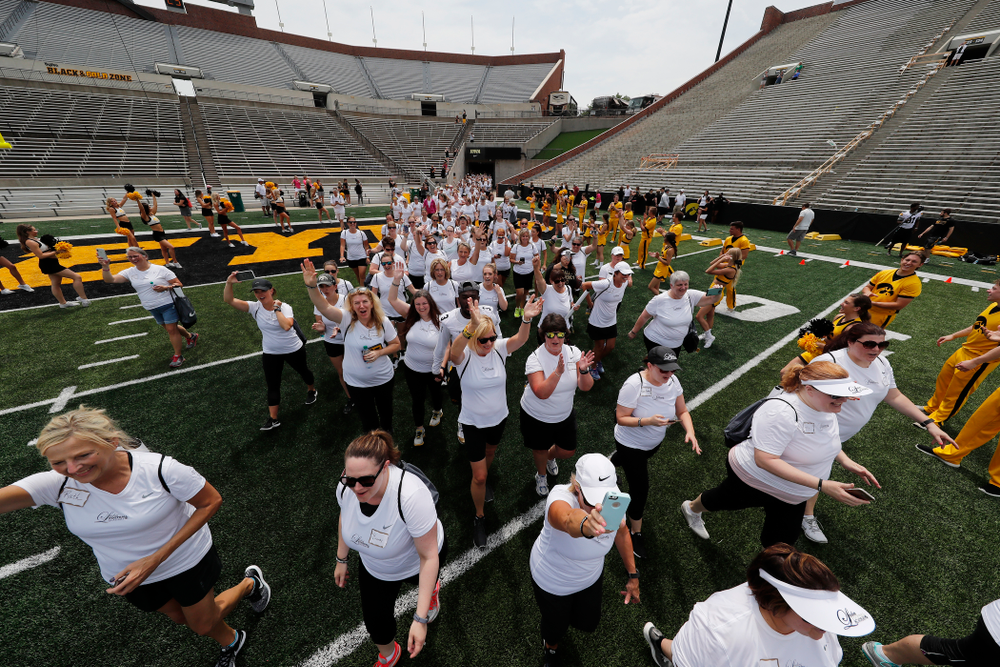 The 2018 Iowa Ladies Football Academy Saturday, June 9, 2018 at Kinnick Stadium. (Brian Ray/hawkeyesports.com)