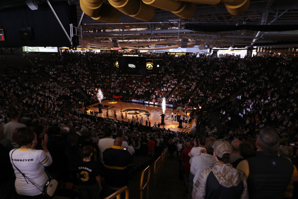 against the Illinois Fighting Illini Sunday, January 20, 2019 at Carver-Hawkeye Arena. (Brian Ray/hawkeyesports.com)