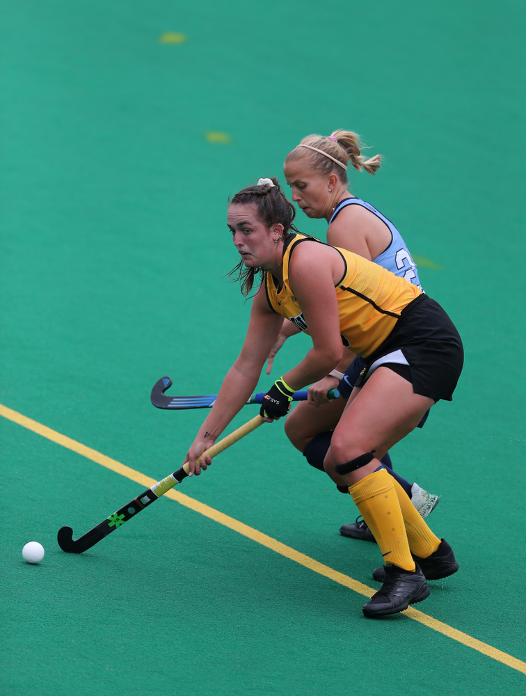 Iowa Hawkeyes defenseman Anthe Nijziel (6) against Columbia Sunday, September 8, 2019 at Grant Field. (Brian Ray/hawkeyesports.com)