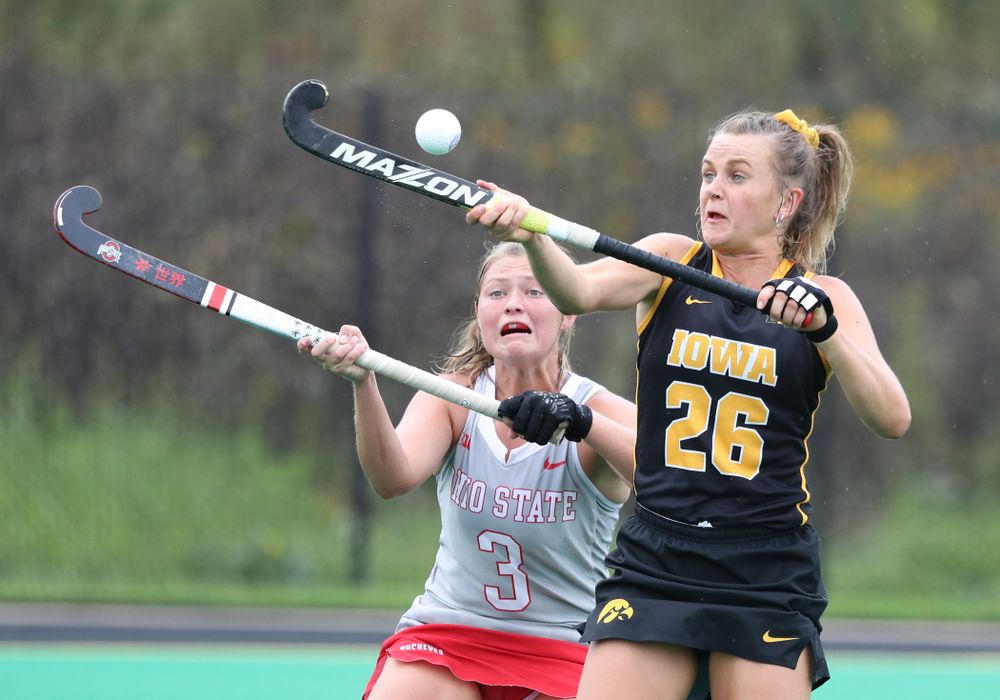 Iowa Hawkeyes forward Maddy Murphy (26) during a 2-1 victory against the Ohio State Buckeyes Friday, September 27, 2019 at Grant Field. (Brian Ray/hawkeyesports.com)