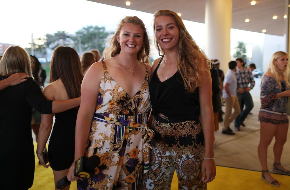 The 2019 Golden Herkys yellow carpet Tuesday, April 23, 2019 at Hancher Auditorium. (Brian Ray/hawkeyesports.com)