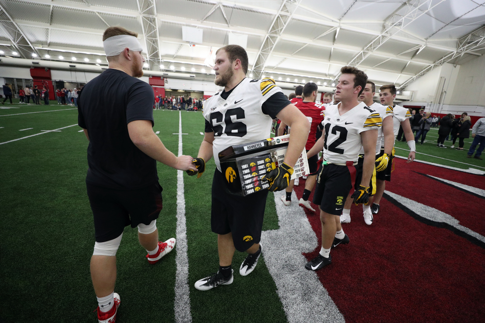 The Hawkeye football managers capture the rusty toolbox for the first time since 2008 with a 20-19 double The Hawkeye Football Managers captured the rusty toolbox for the first time since 2008 with a 20-19 double overtime win against the Wisconsin football managers on Nov. 8 in Madison, Wisconsin.