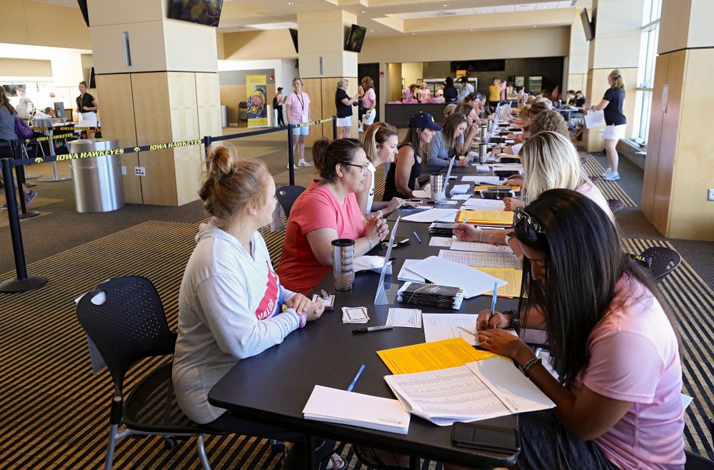 The Ladies Football Academy at Kinnick Stadium in Iowa City on Saturday, Jun 8, 2019. (Stephen Mally/hawkeyesports.com)
