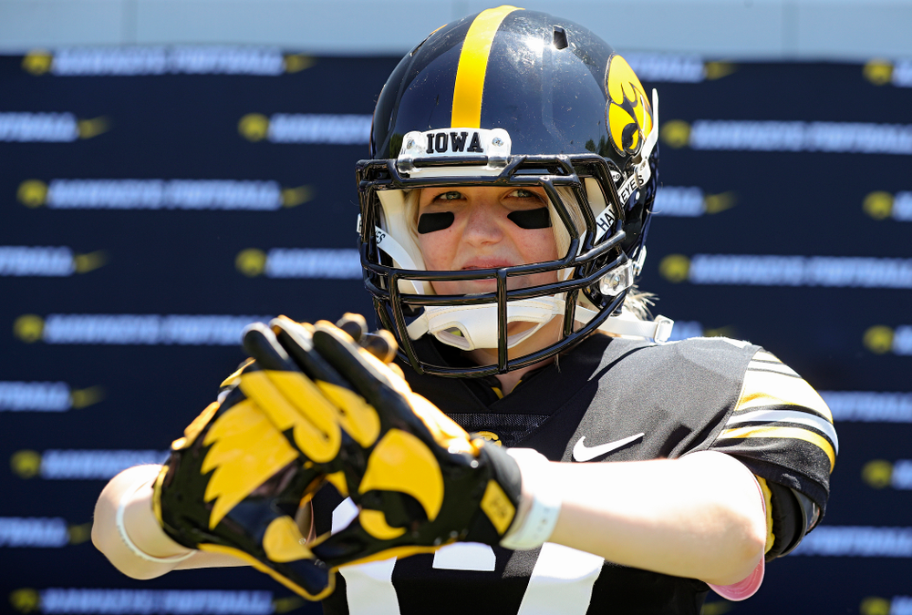 The Ladies Football Academy at the Hansen Football Performance Center in Iowa City on Saturday, Jun 8, 2019. (Stephen Mally/hawkeyesports.com)