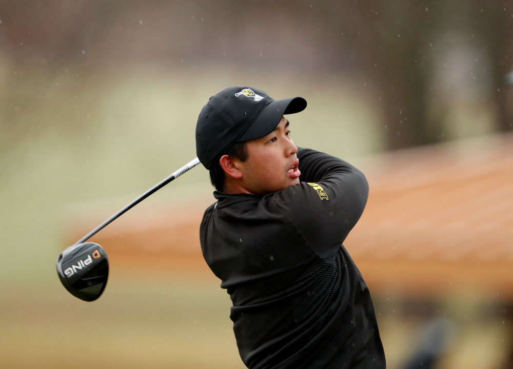 Iowa's Ryoto Furuya during day two of the 2018 Hawkeye Invitational Friday, April 13, 2018 at Finkbine Golf Course. (Brian Ray/hawkeyesports.com)