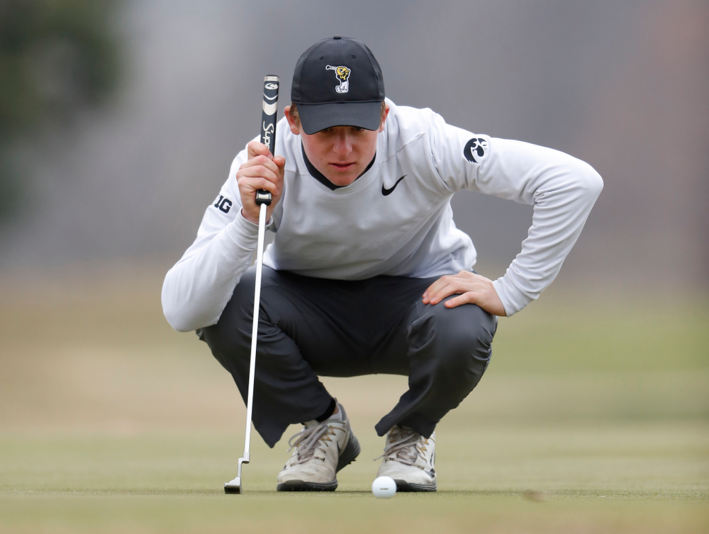 Benton Weinberg during the 2018 Hawkeye Invitational Friday, April 13, 2018 at Finkbine Golf Course. (Brian Ray/hawkeyesports.com)