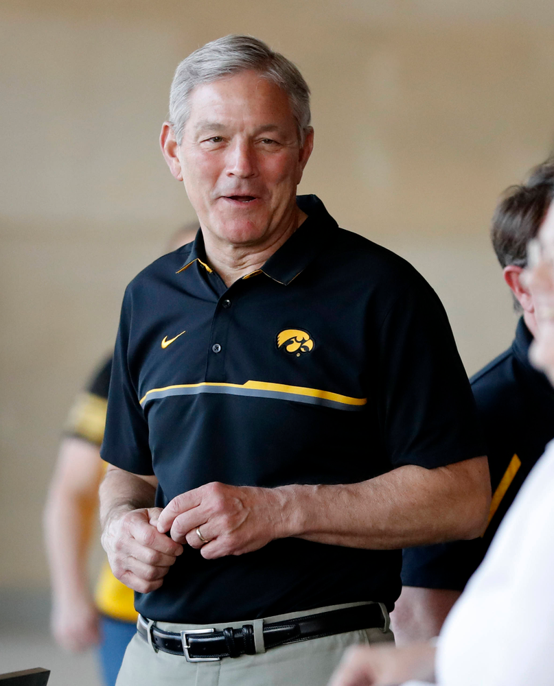 Kirk Ferentz -- Hawkeye Fan Event at the Quad-Cities Waterfront Convention Center in Bettendorf, Iowa, on May 15, 2019.