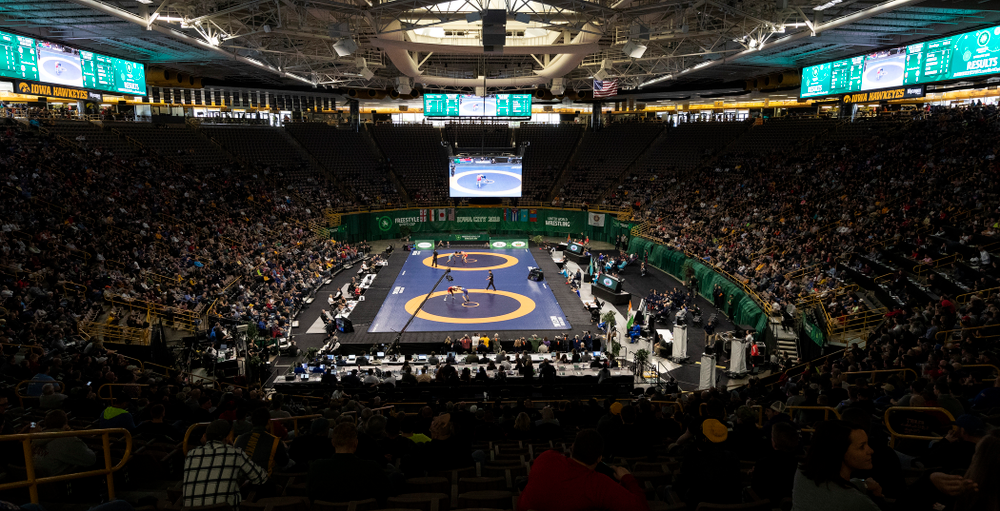 The United World Wrestling Freestyle World Cup Saturday, April 7, 2018 at Carver-Hawkeye Arena. (Brian Ray/hawkeyesports.com)