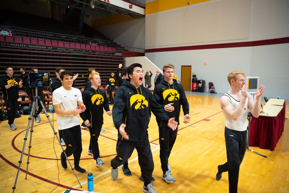 The Iowa Hawekeys against Minnesota and Penn State at the Maturi Pavilion Saturday, March 23, 2019 in Minneapolis, Minn. (C. Morgan Engel/Freelance)
