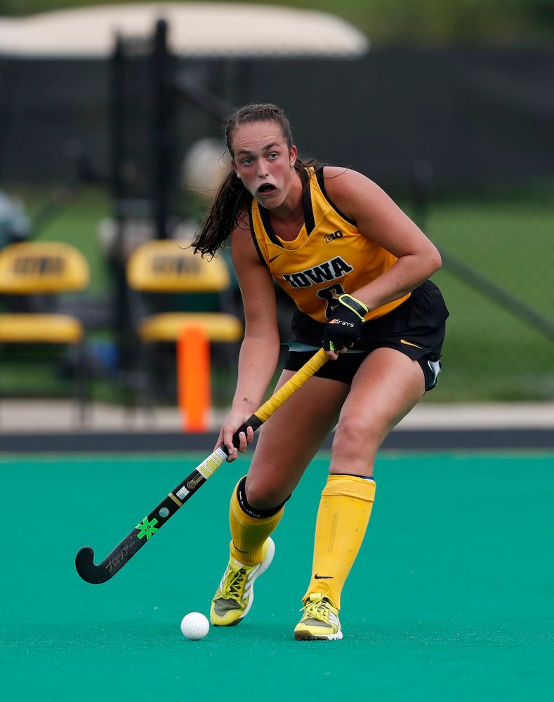 Iowa Hawkeyes Anthe Nijziel (6) against Ball State Sunday, September 2, 2018 at Grant Field. (Brian Ray/hawkeyesports.com)