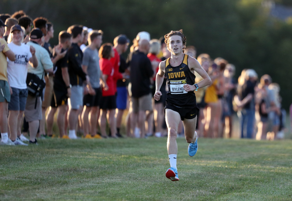 IowaÕs Nathan Mylenek runs in the 2019 Hawkeye Invitational Friday, September 6, 2019 at the Ashton Cross Country Course. (Brian Ray/hawkeyesports.com)