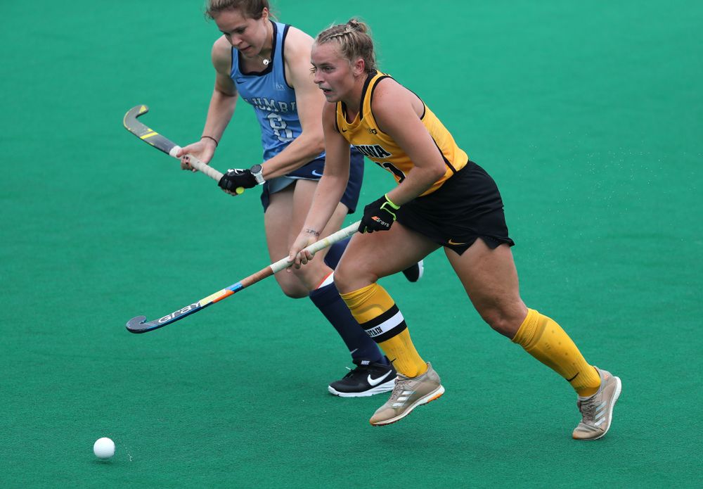 Iowa Hawkeyes Katie Birch (11) against Columbia Sunday, September 8, 2019 at Grant Field. (Brian Ray/hawkeyesports.com)