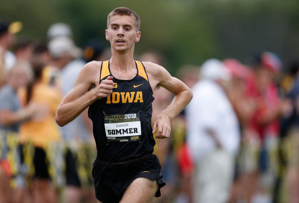 Karson Sommer during the Hawkeye Invitational Friday, August 31, 2018 at the Ashton Cross Country Course. (Brian Ray/hawkeyesports.com)