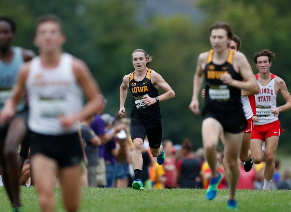 Nathan Mylenek during the Hawkeye Invitational Friday, August 31, 2018 at the Ashton Cross Country Course. (Brian Ray/hawkeyesports.com)