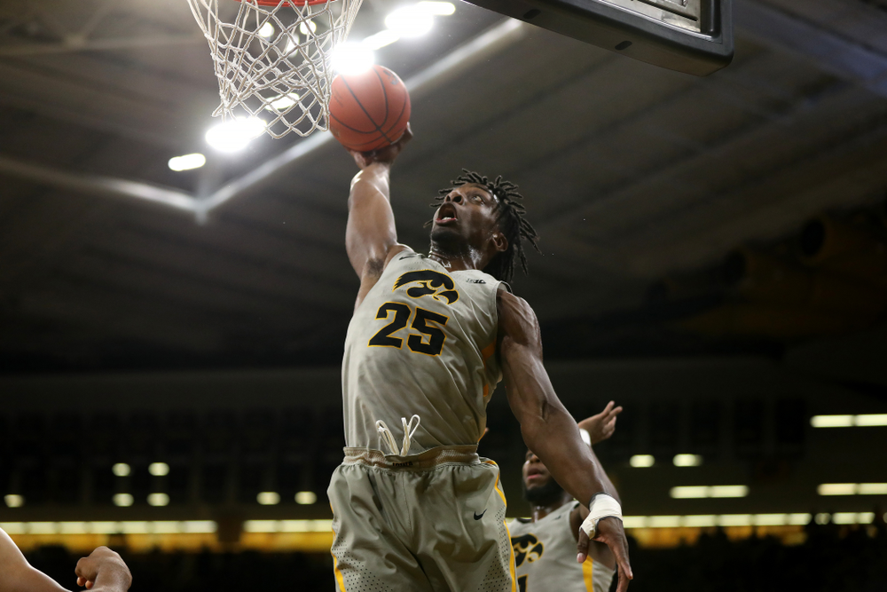 Iowa Hawkeyes forward Tyler Cook (25) against the Iowa State Cyclones in the Iowa Corn Cy-Hawk Series Thursday, December 6, 2018 at Carver-Hawkeye Arena. (Brian Ray/hawkeyesports.com)